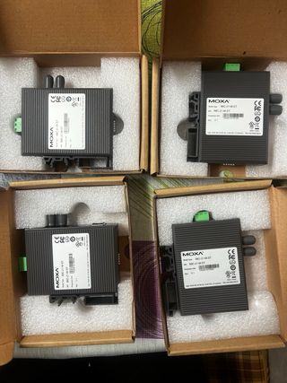 Conversor de medios MOXA IMC-21-M-ST Nuevos 4unid