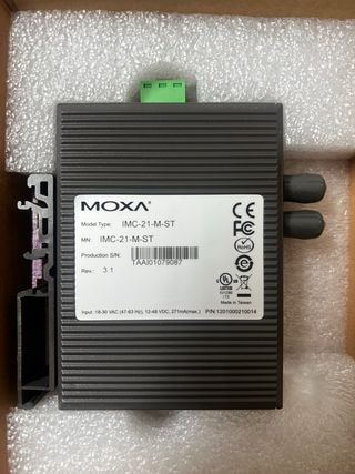 Conversor de medios MOXA IMC-21-M-ST Nuevos 4unid