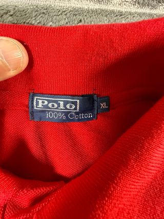 Polo Ralph Lauren Uomo Rossa Big Pony XL