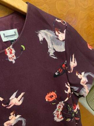 Vestido Adolfo Dominguez estampado