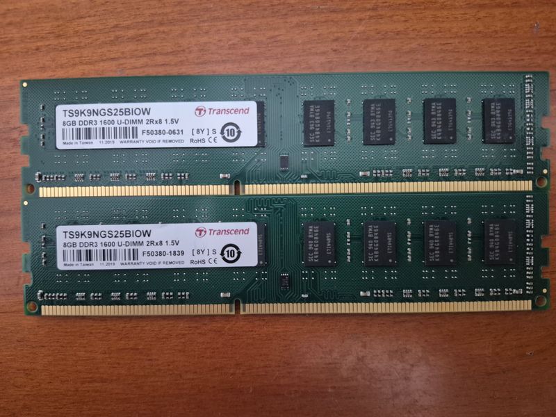 16Gb-DDR3 / 2x8Gb - 1600Mhz