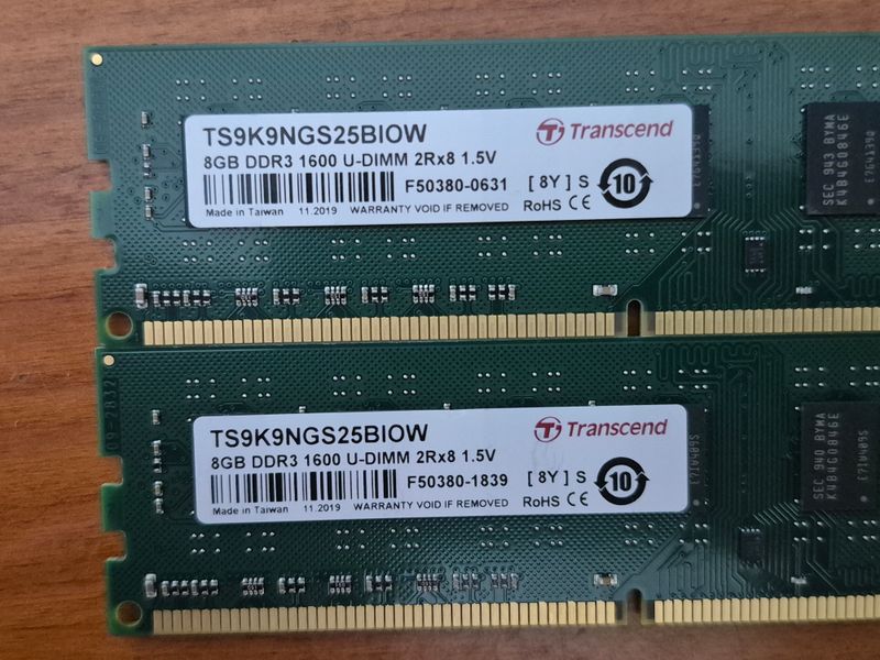 16Gb-DDR3 / 2x8Gb - 1600Mhz afbeelding 2