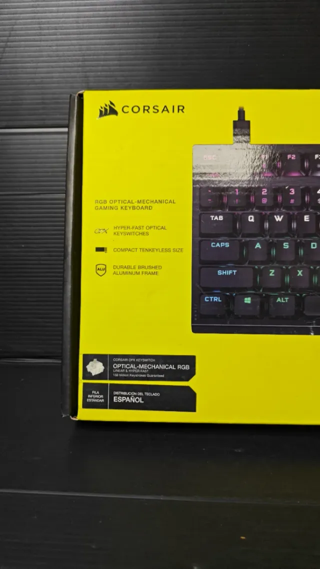 Corsair K60 PRO TKL Teclado RGB