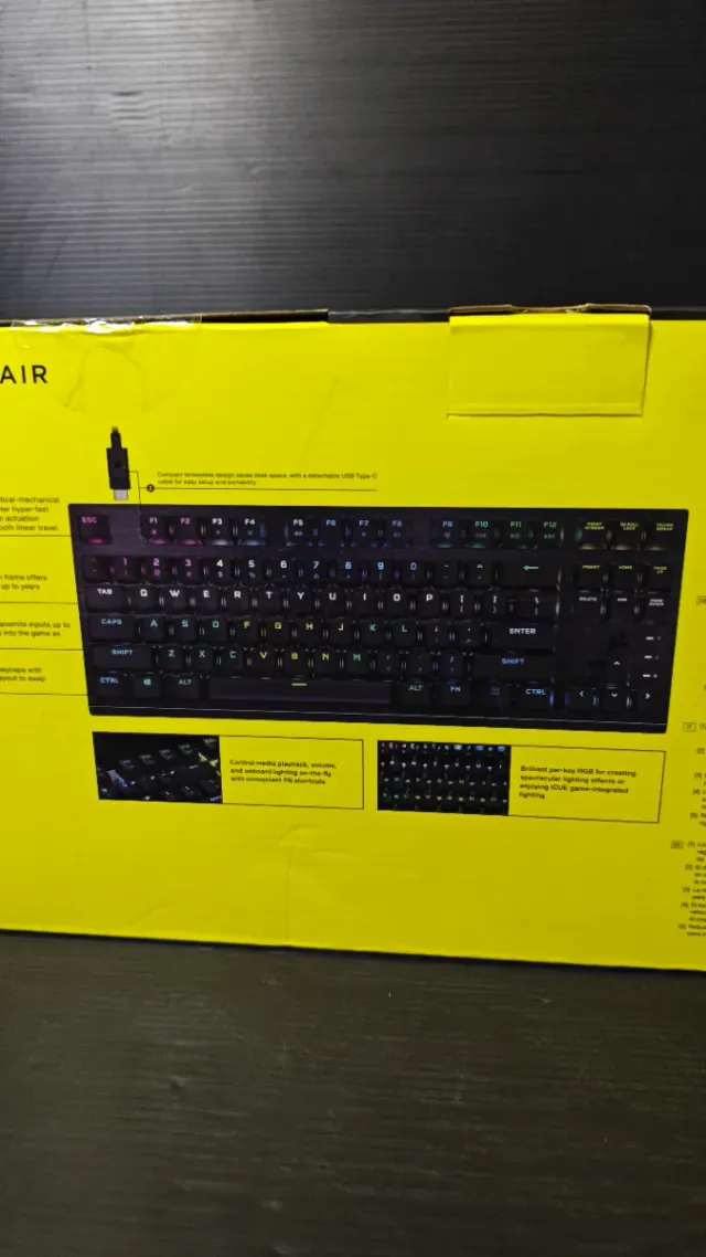 Corsair K60 PRO TKL Teclado RGB