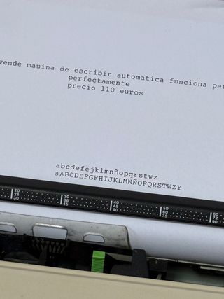 Máquina de escribir Samsung SQ-1000