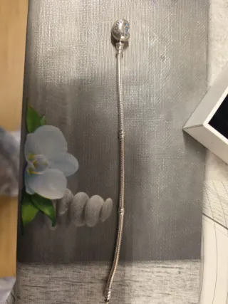 Pulsera Pandora Plata Corazón 15 cm