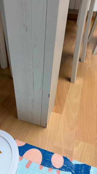 Mueble TV moderno blanco y madera