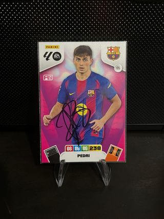 Cromo Pedri firmado Panini FC Barcelona