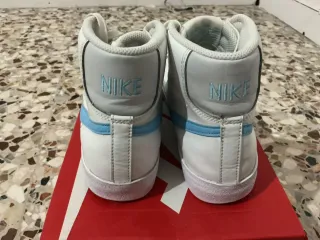 Nike Blazer Mid '77 (GS) Bianco/Azzurro