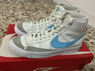 Nike Blazer Mid '77 (GS) Bianco/Azzurro
