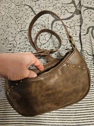 Bolso de hombro/bandolera marrón