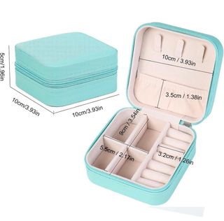 Joyero turquesa organizador