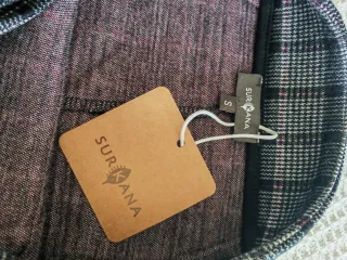 Falda midi de cuadros