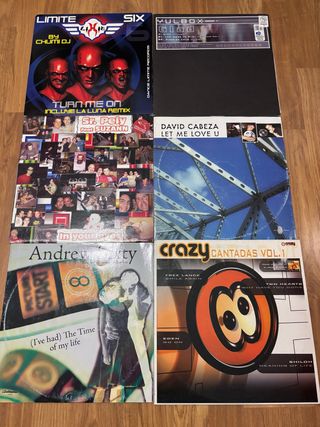 Lote 6 Vinilos Dance/Electro Compilados