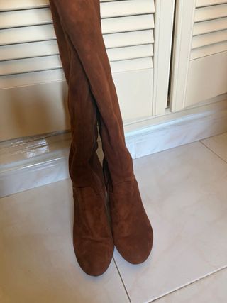 Botas estilo vaquera marrones marypaz