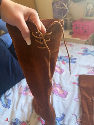 Botas estilo vaquera marrones marypaz