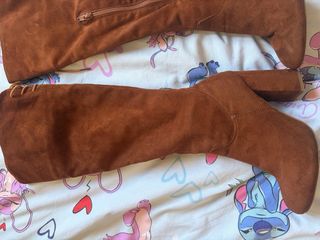 Botas estilo vaquera marrones marypaz