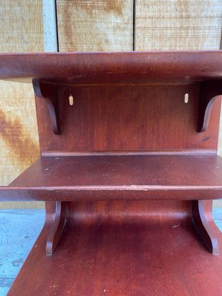 Estanteria vintage de plywood