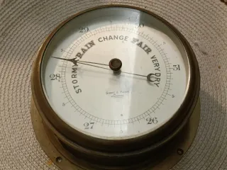 Barómetro Marino Inglés 1950