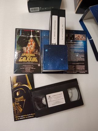 Trilogía Star Wars guerra galaxias VHS Edición Esp