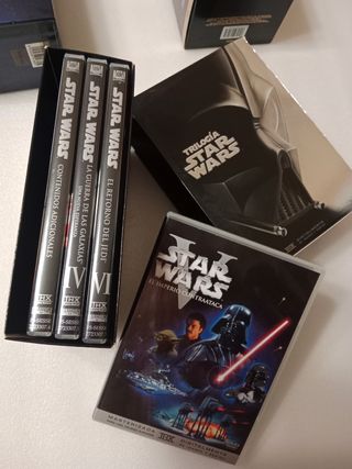 Trilogía Star Wars guerra galaxias VHS Edición Esp