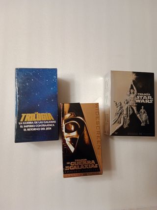 Trilogía Star Wars guerra galaxias VHS Edición Esp