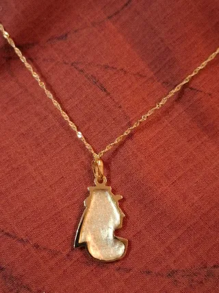 Colgante Nefertiti Oro 18kl