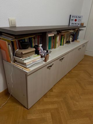 Estantería y Mueble Modular Beige/Marrón