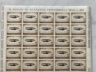 40 Francobolli San Marino Lire 4