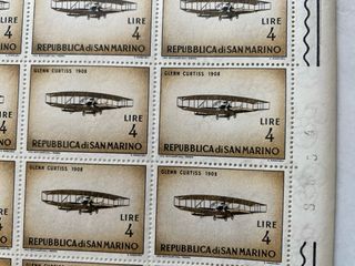 40 Francobolli San Marino Lire 4