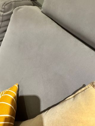 Sofá Chaise Longue Gris 240cm - 3 Plazas