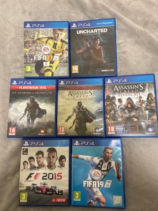 Lote 7 Juegos PS4