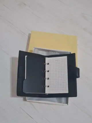 Agenda de piel bovina auténtica