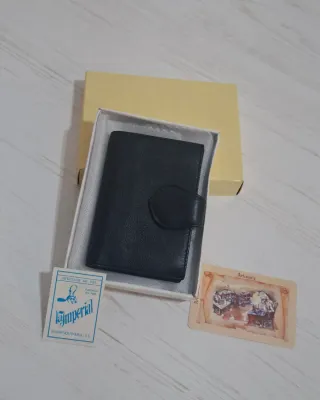 Agenda de piel bovina auténtica