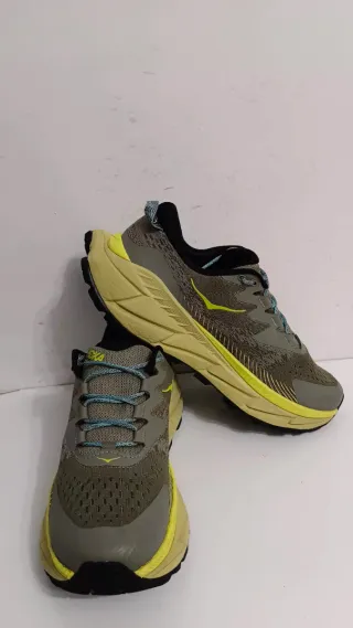 Zapatillas Hoka Verde Oliva y Amarillo