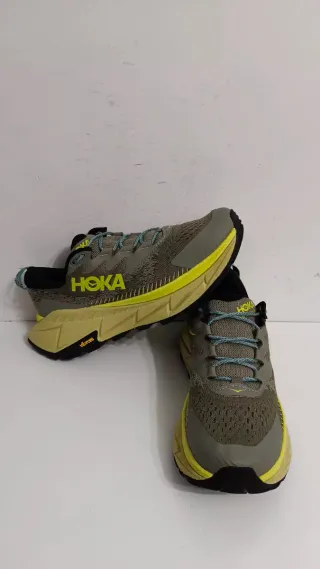 Zapatillas Hoka Verde Oliva y Amarillo