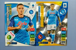 Carte Panini Serie A Napoli - Raspadori e Di Loren