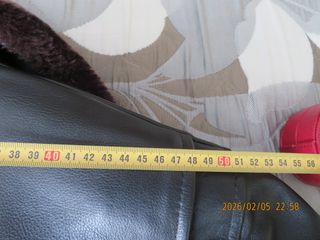 Cazadora Aviador Negra Cuero Vacuno