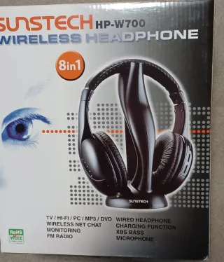 Auriculares Inalámbricos Sunstech HP-W700