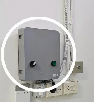 Motor puerta batiente