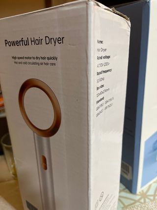 Secador de pelo potente