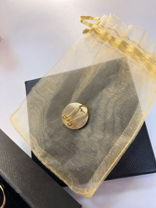 Conjunto Bulgari Acero Inoxidable Dorado