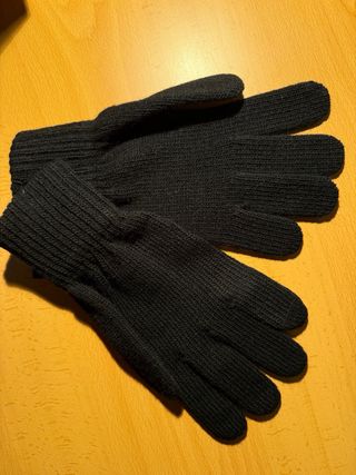 Guantes Armani Exchange Negros Talla Única
