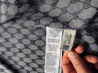 Chaqueta Gucci Talla 52 Negra y Gris grande