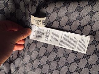 Chaqueta Gucci Talla 52 Negra y Gris grande