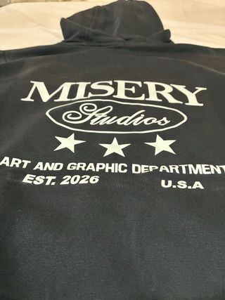 Felpa Nike x Misery con cappuccio Nera L