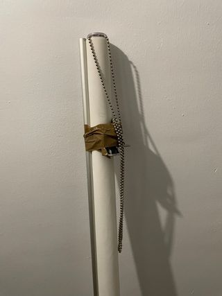 Cortina enrollable Ikea blanca