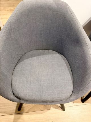 2 Poltrone Nordiche Grigie Quasi Nuove