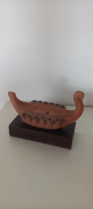 Lámpara de aceite de terracota