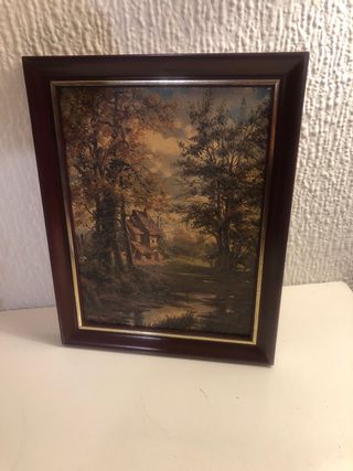 Paisaje Bosque y Río - Vicente Roso Mengual